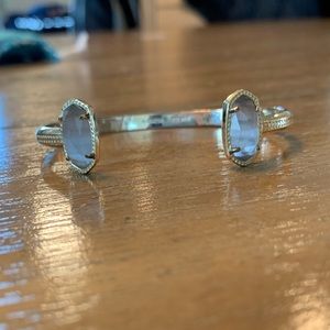 Kendra Scott Gold Slate Cats Eye Elton Bracelet